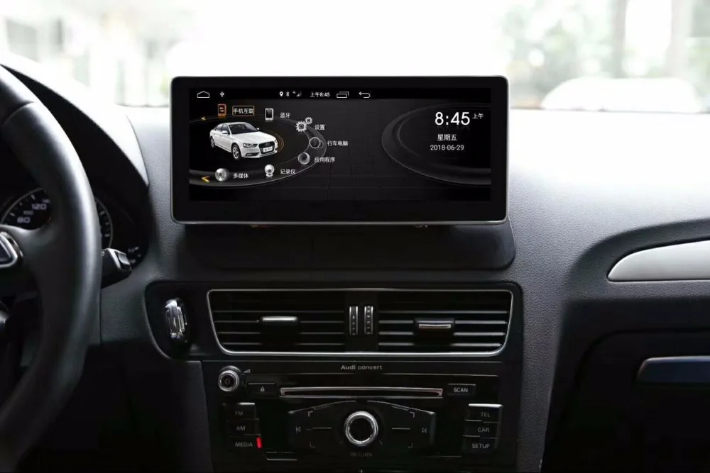 10 25 дюймов Восьмиядерный 32G 2G RAM Android 8 1 GPS навигация для Audi A4L A5 Q5 2012 2013 2014 2015 2016 2017 с BT