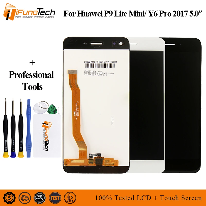 5 0 ''Новый Для Huawei P9 Lite мини Полный ЖК дисплей + кодирующий преобразователь