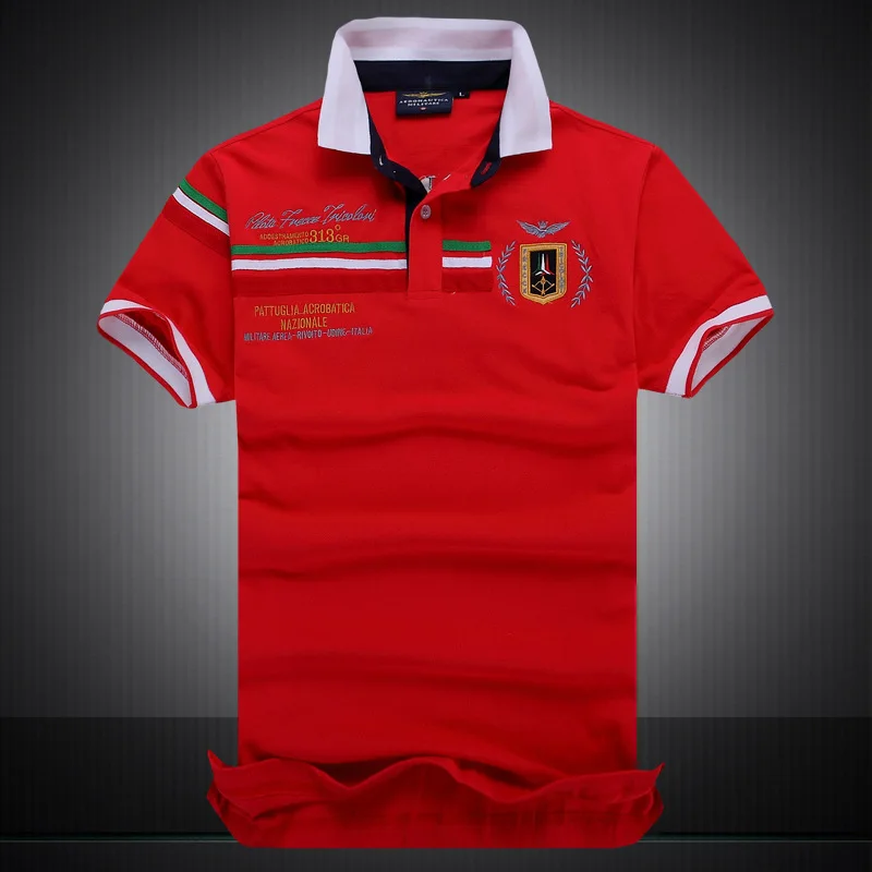 2017 Polo Рубашки Вышивка Короткими Рукавами Shirt Мужчины Camisas Тонкий Дышащий Поло