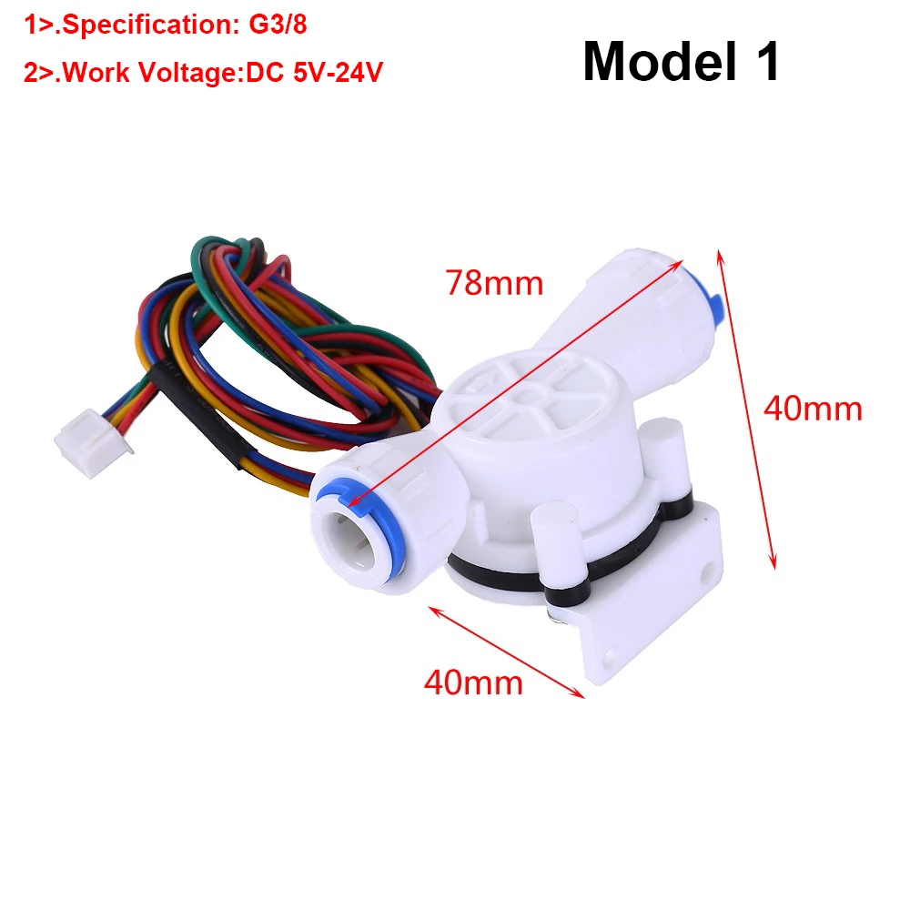 DC 5 V-24 V G1/2 G3/8 расходомер 1.75Mpa 0.35MPa G3/8 шт. ec-метр с мульти-Функция зал Сенсор поток воды Сенсор