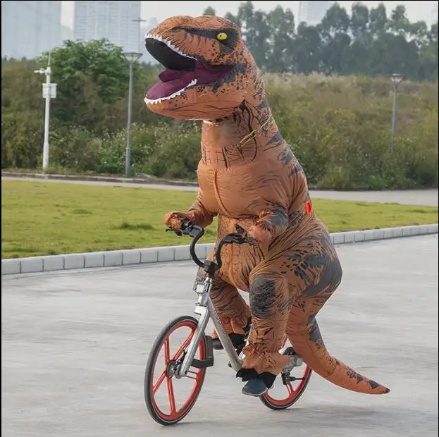 Тираннозавр динозавры Косплей надувной костюм забавный|inflatable suit|cosplay suitdinosaur suit |
