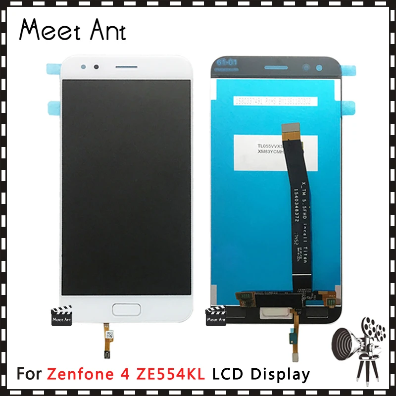 DHL 10 шт./лот высокое качество 5 ''для ASUS Zenfone 4 ZE554KL ЖК дисплей экран с кодирующий