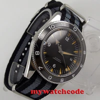 41mm corgeut black sterile dial luminous hand ceramic bezel miyota 8215 automatic mens watch luxury brand top mechanical watches