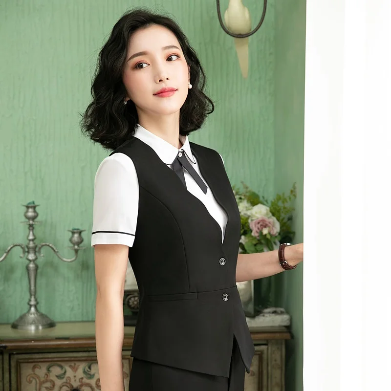 Женский офисный жилет красный деловой для работы на весну и лето|Жилеты