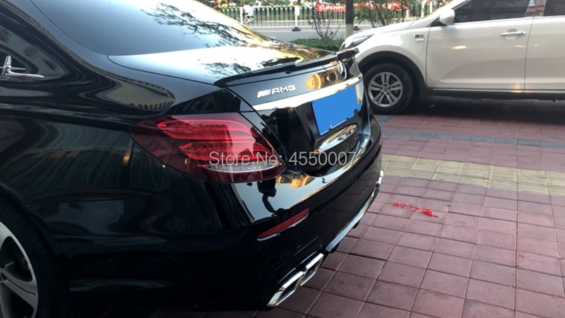 Спойлер высокого качества для Benz W213, АБС-пластик, задний спойлер для Benz W213 E300 E320 E260 E63, спойлер