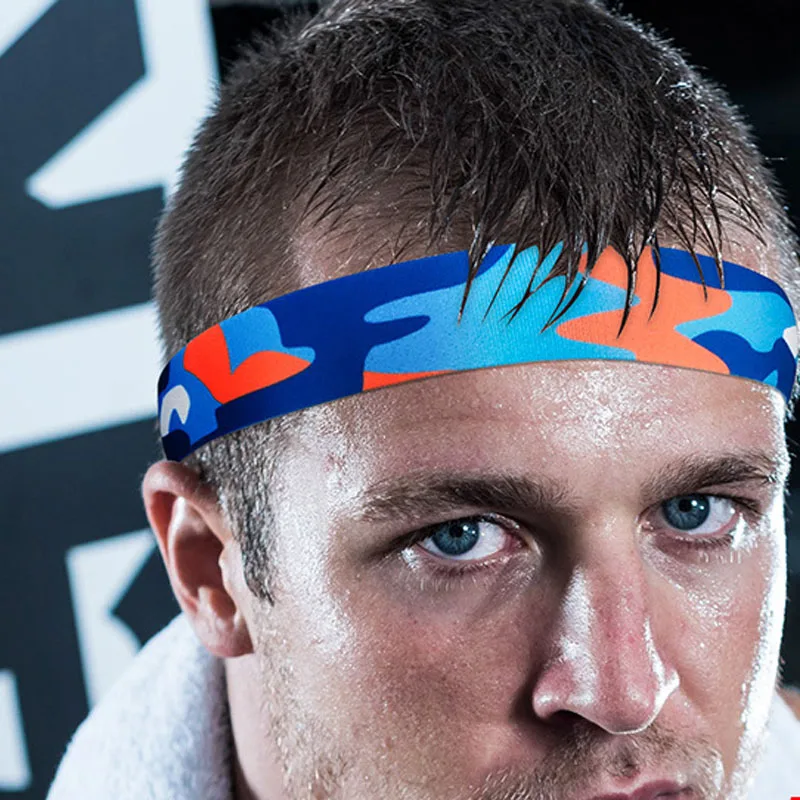 Sweatband глава обувь для мужчин и женщин оголовье ленты волос эластичный Футбол Йога