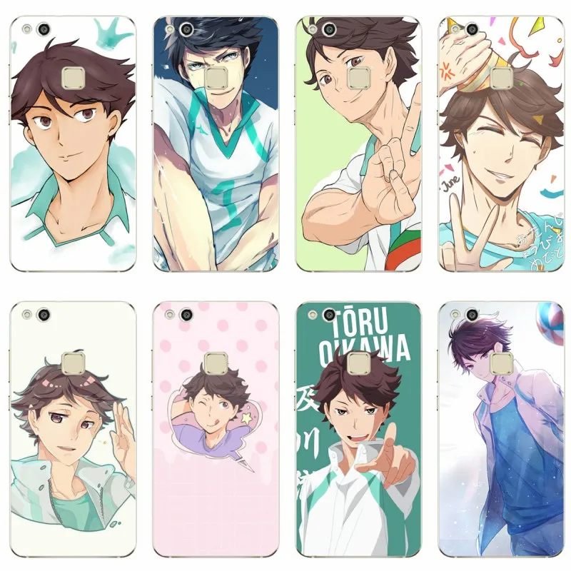 Мультяшный чехол Oikawa Tooru Haikyuu из ТПУ для телефона Huawei P9 P10 P20 Lite Mate 9 10 Honor V9 Por