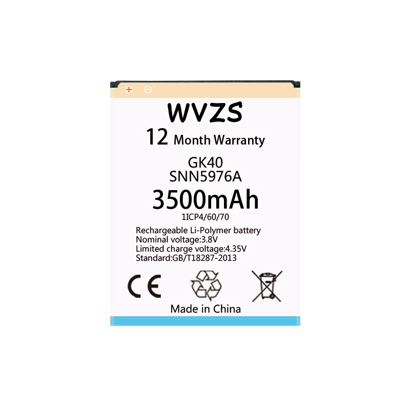 Wvzs 3700 мАч литий-полимерный аккумулятор Батарея MOT1609BAT SNN5976A GK40 для Motorola Moto G4 Play E4