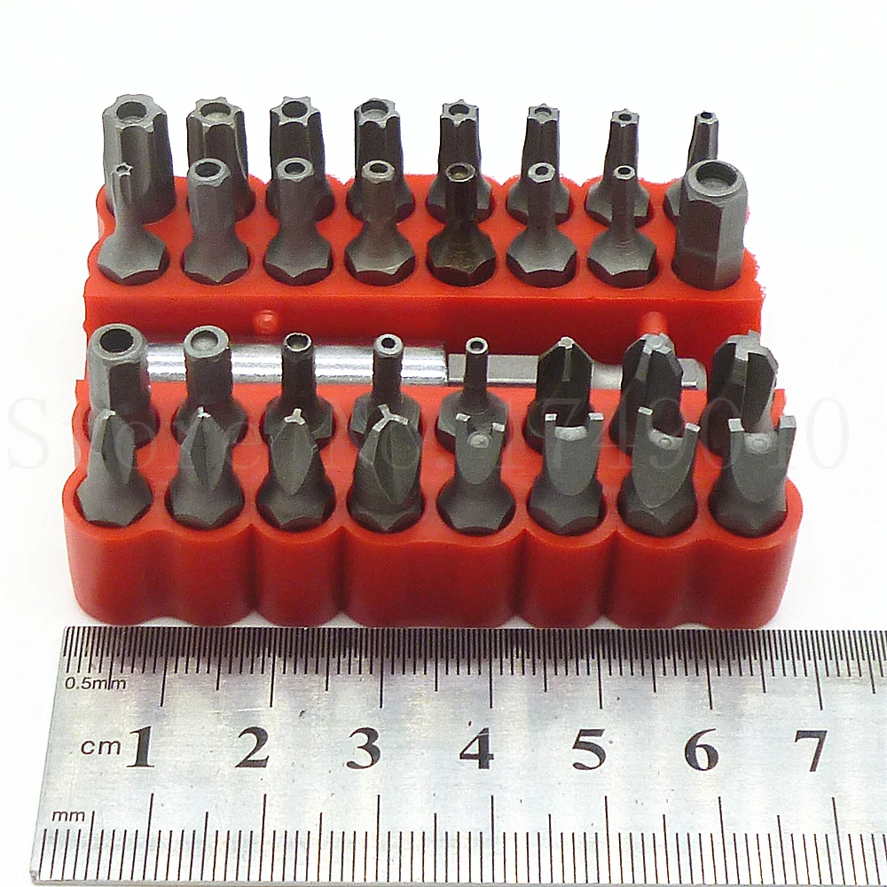 32 шт. torq Torx Hex Звезда гаечный ключ три крыла Отвёртки безопасности подделок Набор