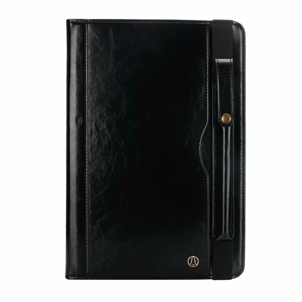 Case Black Для samsung Galaxy Tab S3 9,7 дюймов флип-чехол T820 T825 чехол Ретро Бизнес планшет кожаный бумажник с подставкой слоты для карт чехол s - Цвет: Case Black