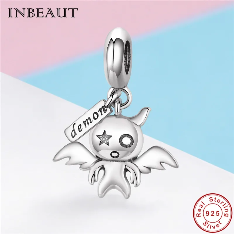 INBEAUT Новый дизайн искусственная Серебряная маленькая летучая мышь Дэймон