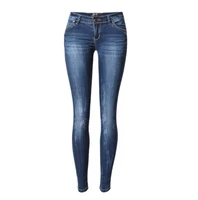 ladies jeans mother jeans low waist jeans ladies high elastic xl stretch jeans women washed denim tight pencil pants