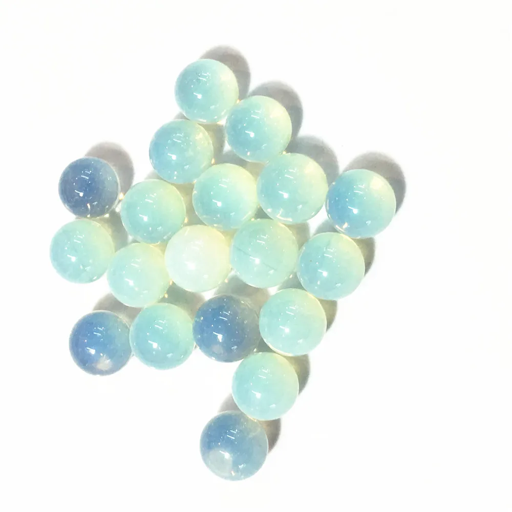 Круглые шарики из натурального камня и синтетического 10 ~ 11 мм без отверстия для