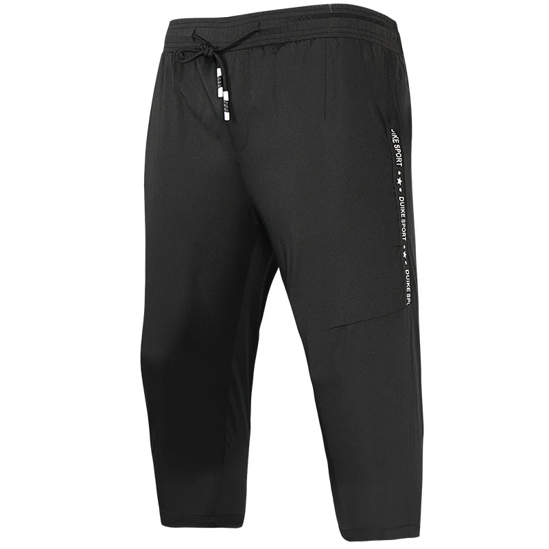

2019 Men's Running Pants Thin Section Loose Casual Breathable Summer Sweatpants Quick-Drying Outdoor Fitness Cropped Trousers