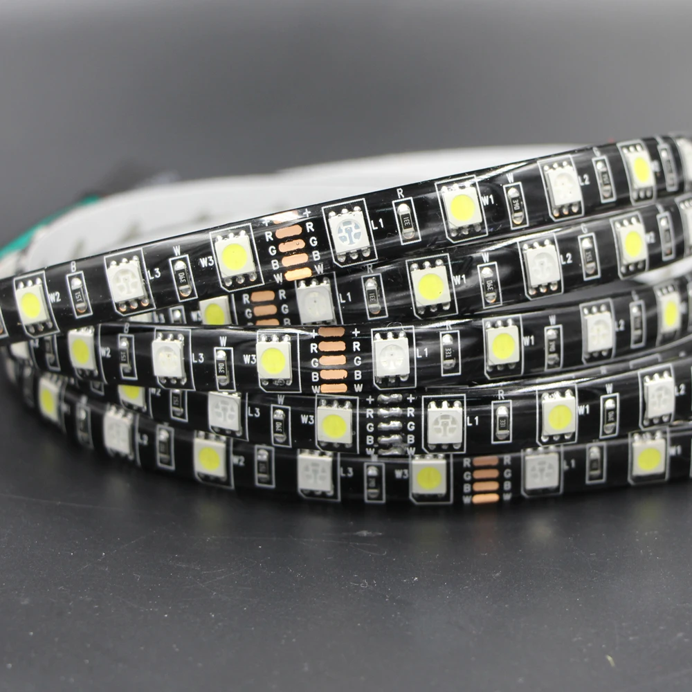 1 м 5 SMD 5050 RGB Светодиодные ленты Водонепроницаемый светодиодный AC/DC 12 V RGBW/RGBWW ФИТА 60