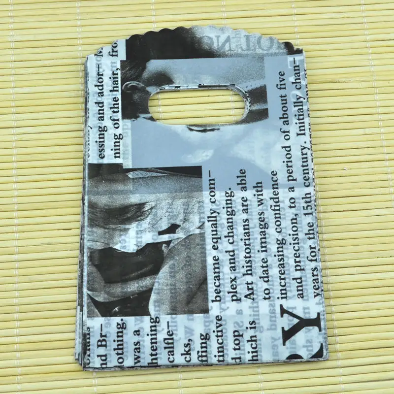 D7 50 шт./лот, 9x15 см, много дизайнов, пластиковые пакеты, маленький Подарочный мешок, ювелирные изделия, гайки, конфеты, упаковка, сумки, милые пластиковые сумки для покупок - Цвет: D7