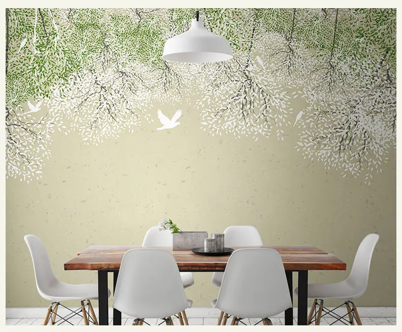 3D настенные фрески обои цветы Настенные для гостиной ручная роспись абстрактная