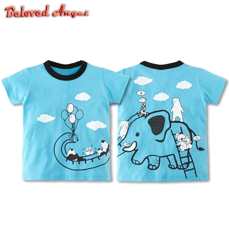 Новинка 2019 летние футболки для мальчиков и девочек футболка с коротким рукавом