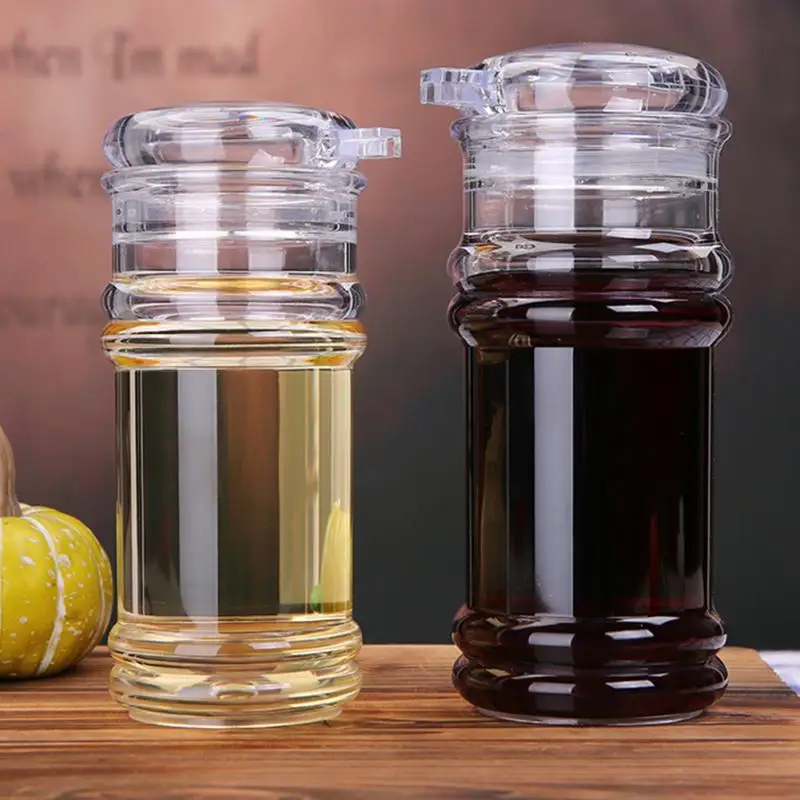Новинка 3 размера экологичный прозрачный акриловый соевый соус уксус бутылка