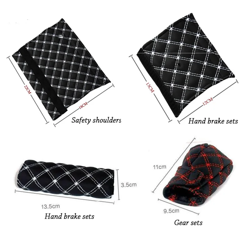 5 шт./компл. автомобильный внутренний вид пять ремней безопасности зеркало