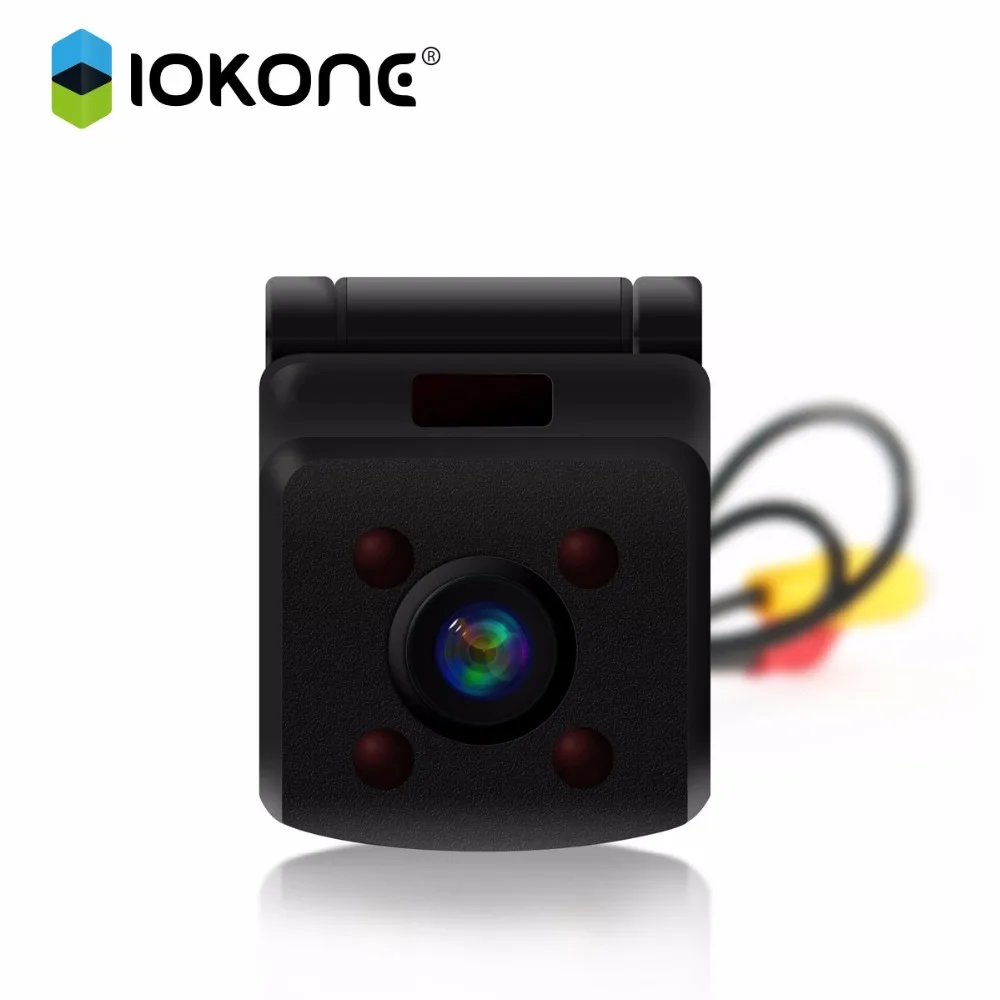 IOKONE CCD HD автомобильный зеркало заднего вида Парковка универсальная камера 4
