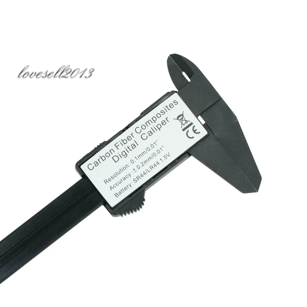 Цифровой Vernier Calipers150mm 6 дюймов ЖК электронный углеродный оптоволоконный датчик измерения высоты микрометр