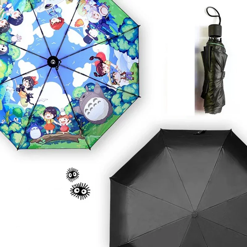 Творческий Тоторо Зонт солнца и дождя Продвижение Руководство Кот Аниме Манга