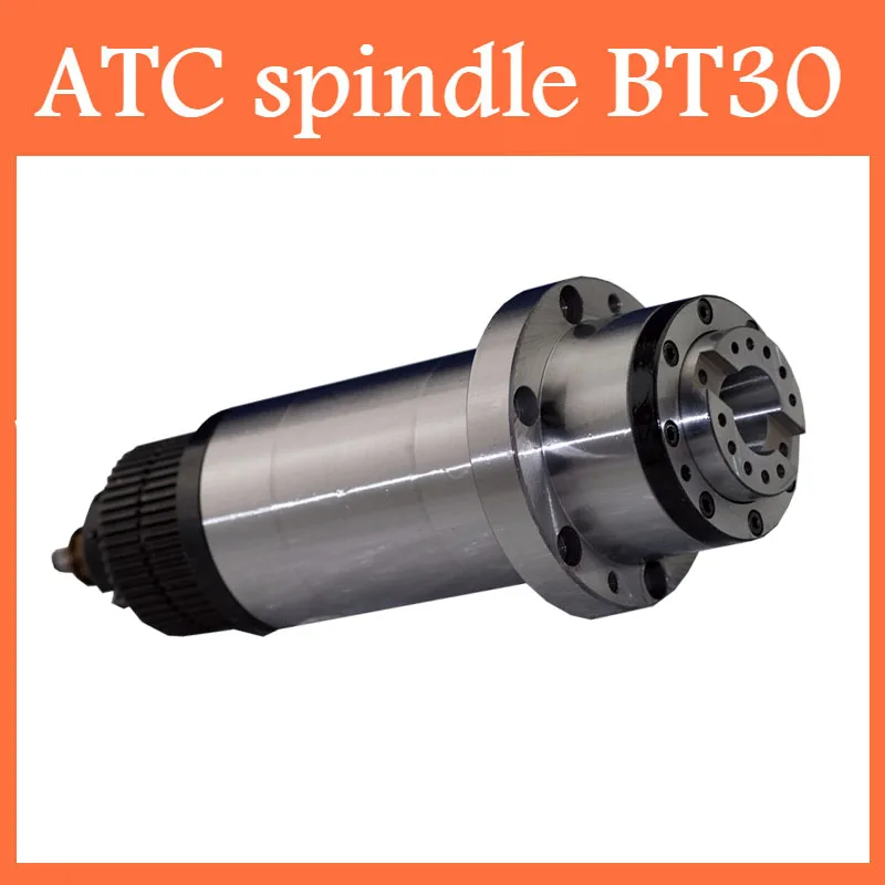 Cnc шпиндель bt30 синхронный Ременный привод для фрезерного станка ATC лепестковый зажим диск пружинный Тяговый инструмент Высокая скорость 90 мм для фрезерования