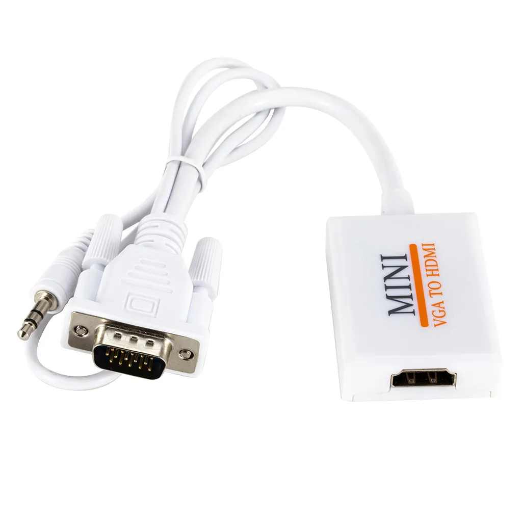 VGA вход HDMI выход 1080P HD + Аудио ТВ AV HDTV видео кабель конвертер адаптер 7 4 |