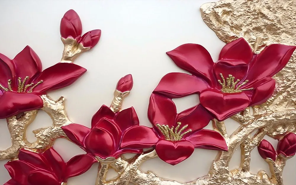 Классические китайские шторы с 3D принтом для гостиной стереоскопические