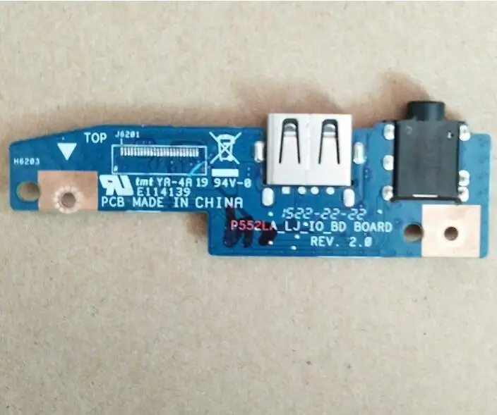 Для ASUS P2520LA P552LA USB аудио разъем I/O доска P552LA-LJ_IO_BD Протестировано