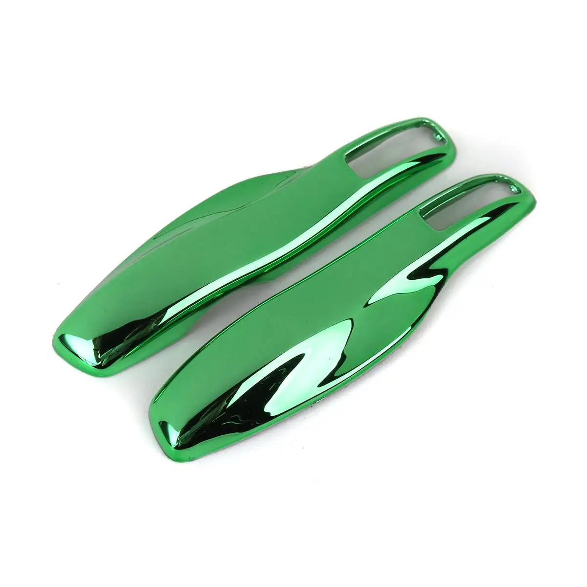 Gloss Green 1 шт. замена наклейка на машину защитный футляр для дистанционного ключа усовершенствованный корпус для ключей для Porsche Panamera Macan Cayman 911 - Название цвета: Gloss Green