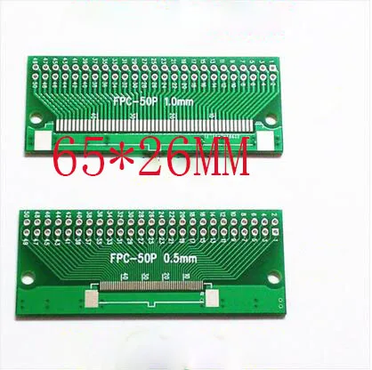 Бесплатная доставка FPC 50P переводная доска FFC переключатель 2 54-line TFT LCD панель 1 мм 0