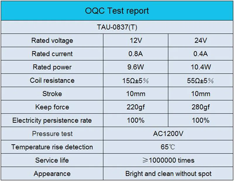 DC 12V Электрический магнит TAU-0837T 24V каркас передвижной Электромагнит Тау-0837 пуш-ап без застежек Тип ход 10 мм Максимальная сила весом более 2 кг