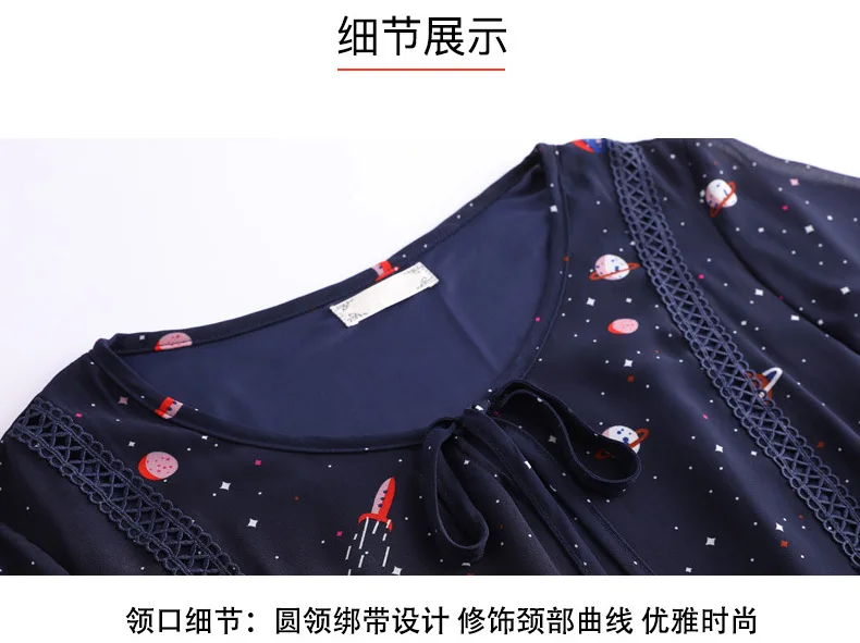 TUHAO винтажное женское платье с принтом и оборками размера плюс 10XL 9XL 8XL элегантные темно-синие офисные женские платья летнее платье Одежда большого размера