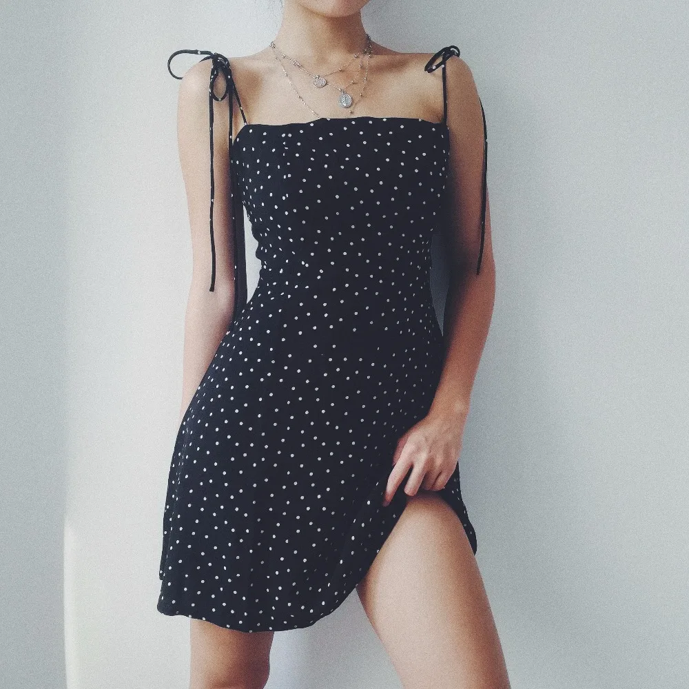 Vestidos verano 2018 летнее Ретро женское платье с лямкой на шее цветочным принтом