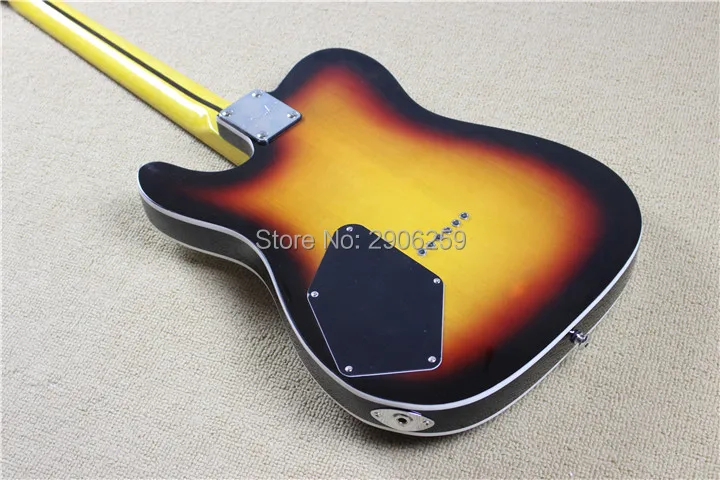 Custom Shop Andy tele electric guitar. H-H humberckers boost switch + single cut switch. active electronics. Винтажный солнечный