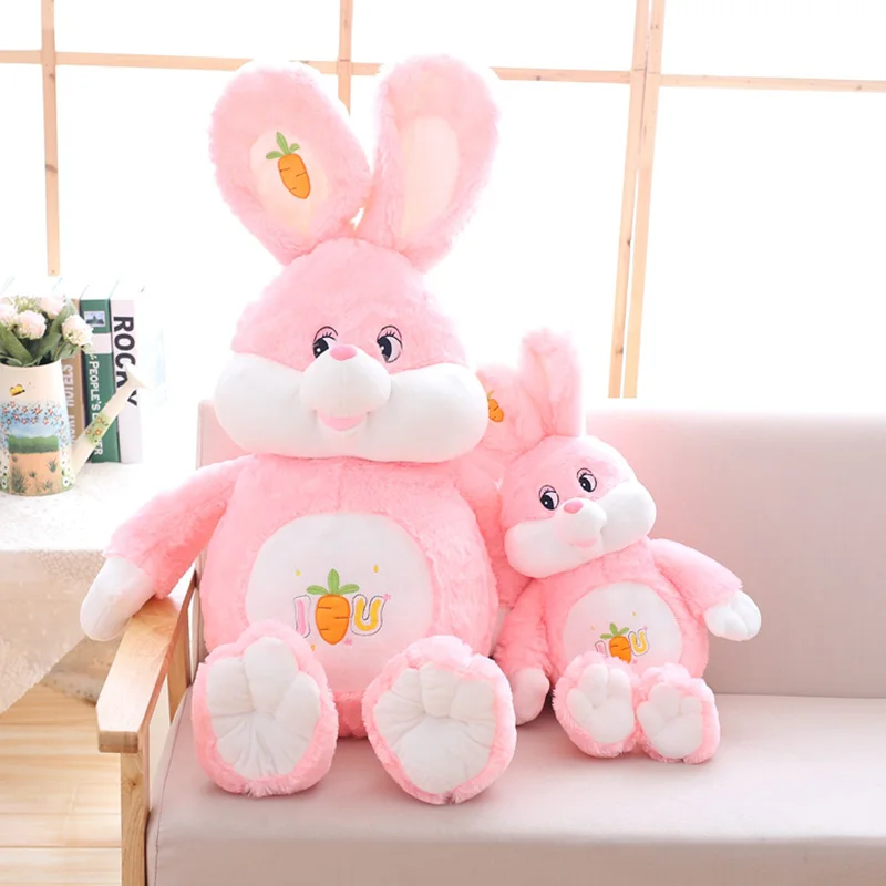 

1pc 70/90/120cm Rabbit Doll plush toy Bunny pillow Xmas Gifts for Kids with High Quality and long plush fabrics Felt Comfortable