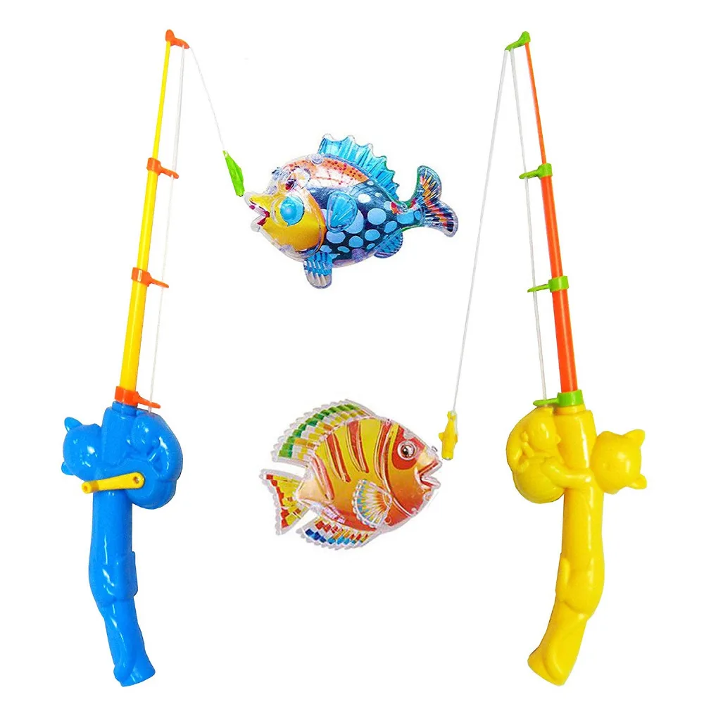 16 PCS Bath Toy Magnetic Fishing Games Floating in Bathtub Bathroom Pool Time for Boys Girls Toddler Child | Игрушки и хобби