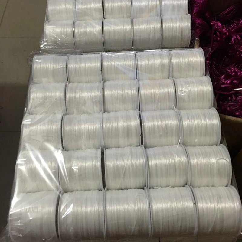 

60m Crystal Beading Round Stretch Cord Jewelry Findings Elastic Line Transparent Wire Thread for Necklace Bracelet Making String