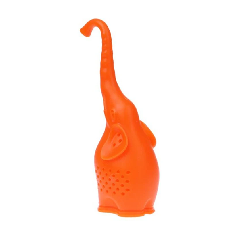 Кофе Чай Stainer многоразового использования милый слон Infuser свободный фильтр