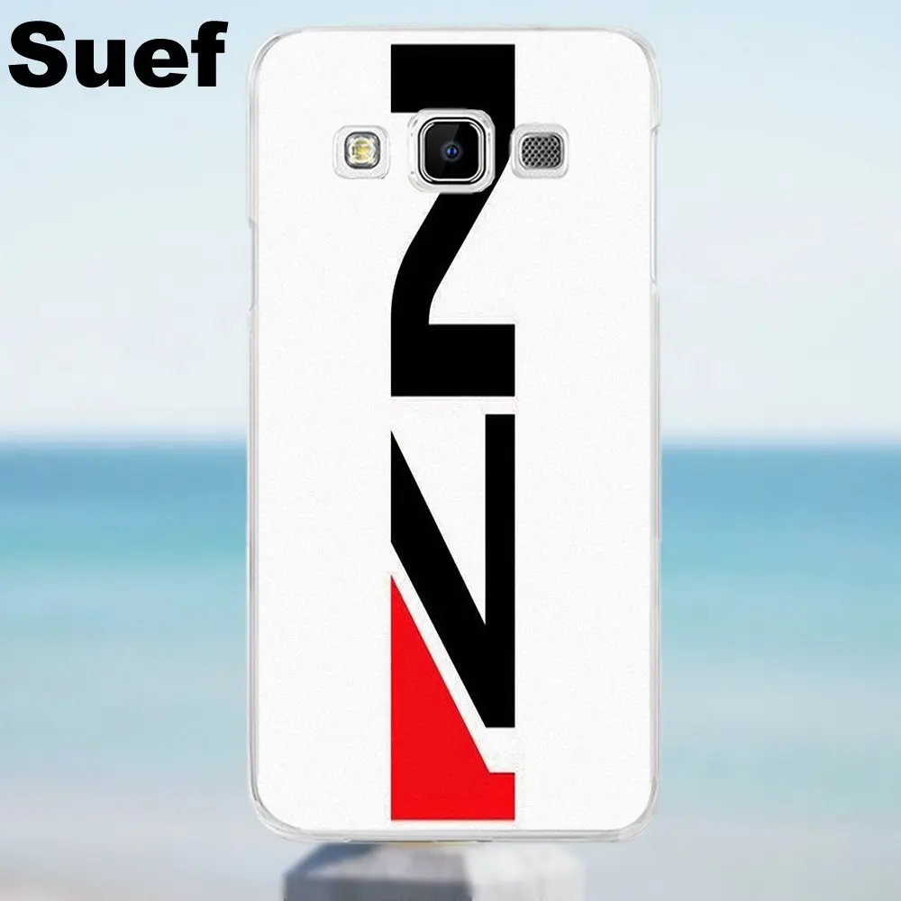 Suef Mass Effect N7 логотип мягкий Новое поступление для Galaxy Alpha Core Prime Note 2 3 4 5 S3 S4 S5 S6 S7 S8 mini