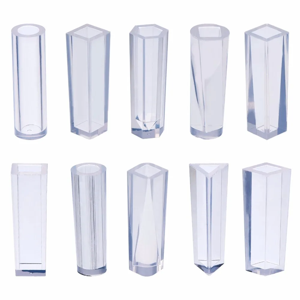 10 шт./компл. силиконовые формы для ювелирных изделий подвесок сделай сам литье из