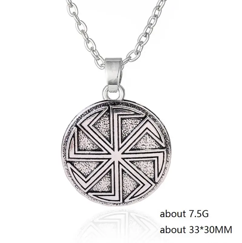 Рыбий крючок славянский Wicca Sigil талисман Античная Подвеска Коловрат символ