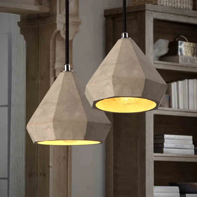 Подвесные светильники RH для столовой цементный светильник потолочный в