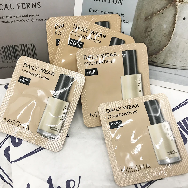 MISSHA ежедневная одежда образцы основы 1 мл 10 шт./лот BB крем CC корейская