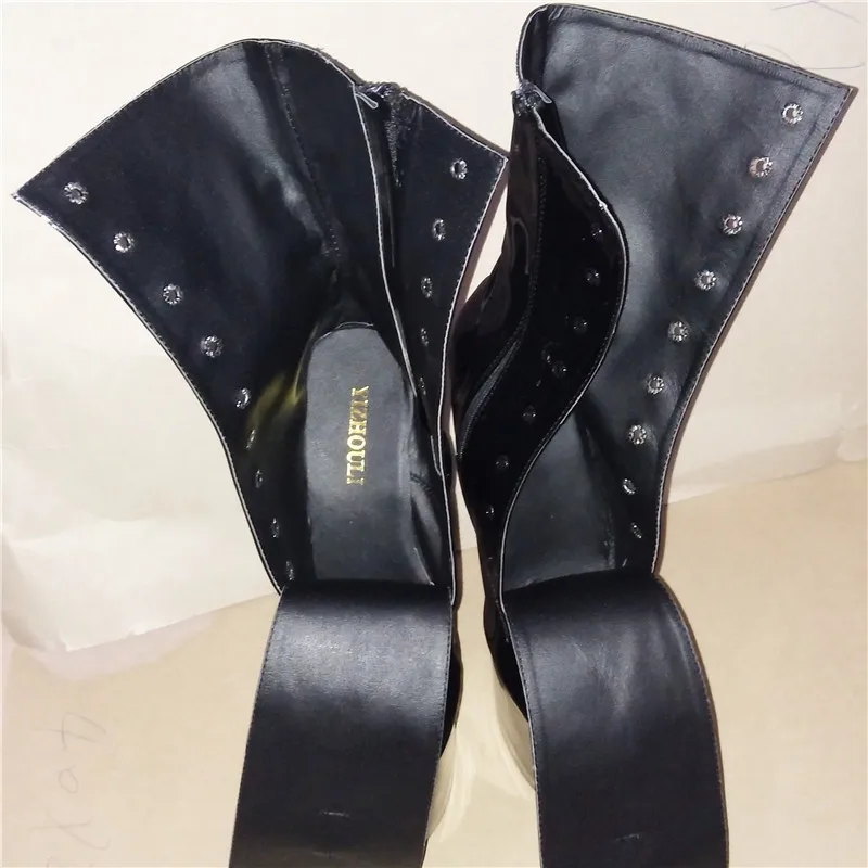 ankle boot sexy high heels for knightswomen, a pair of autumn and winter 15-20cm platform shoes for women, stage show Boots