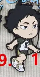 1 шт. аниме брелок Haikyuu! Karasuno старшеклассный волейбольный клуб Хината Shyouyou кулон брелок kulcstartoPortachiavi - Цвет: 9