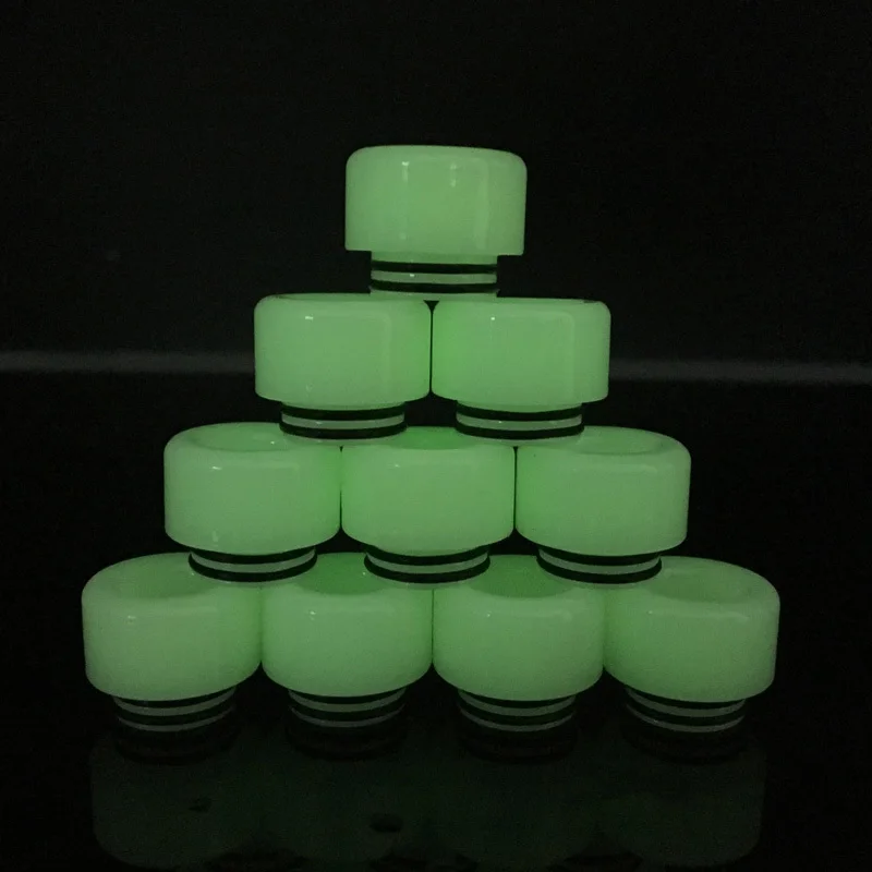 

810 Luminous Noctilucent Drip Tips For Vape RDTA RDA Atomizer Luminous Mouthpieces Cool E Cigarette Accessories