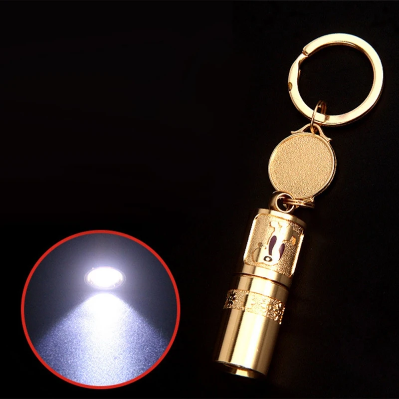 Портативный карманный миниатюрный светодиодный фонарик USB Перезаряжаемый